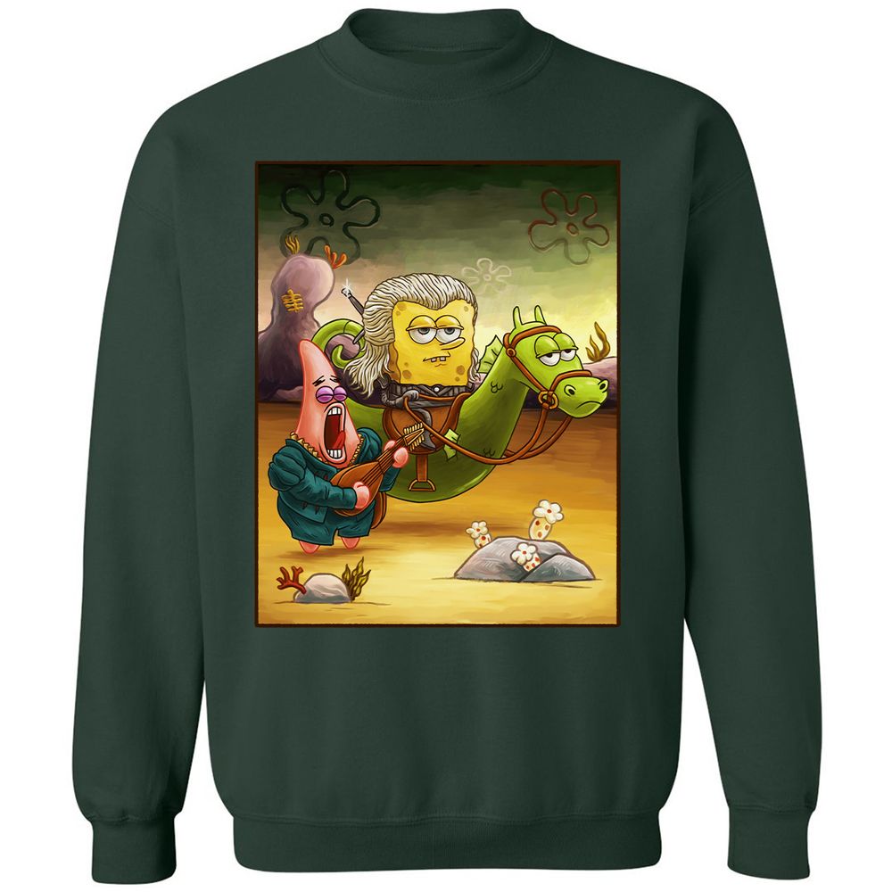 Classic Unisex Sweatshirt - VWPZBAWX - Forest Green - 4