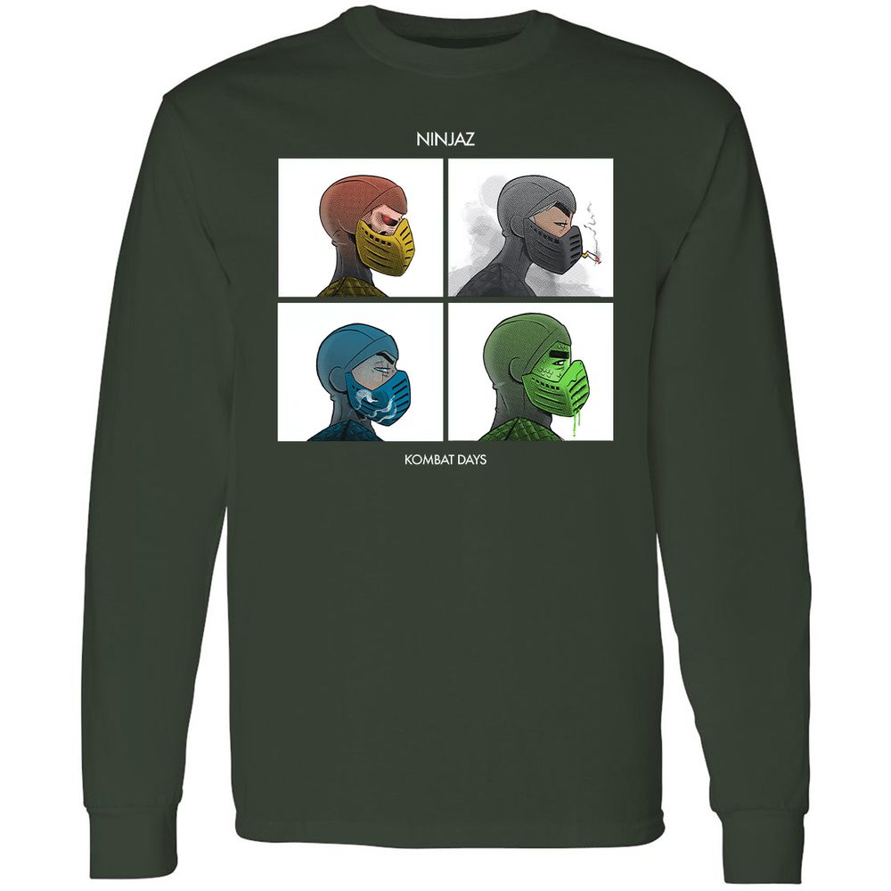 Long Sleeve T-Shirt - 62ZDAE5R - Forest Green - 4