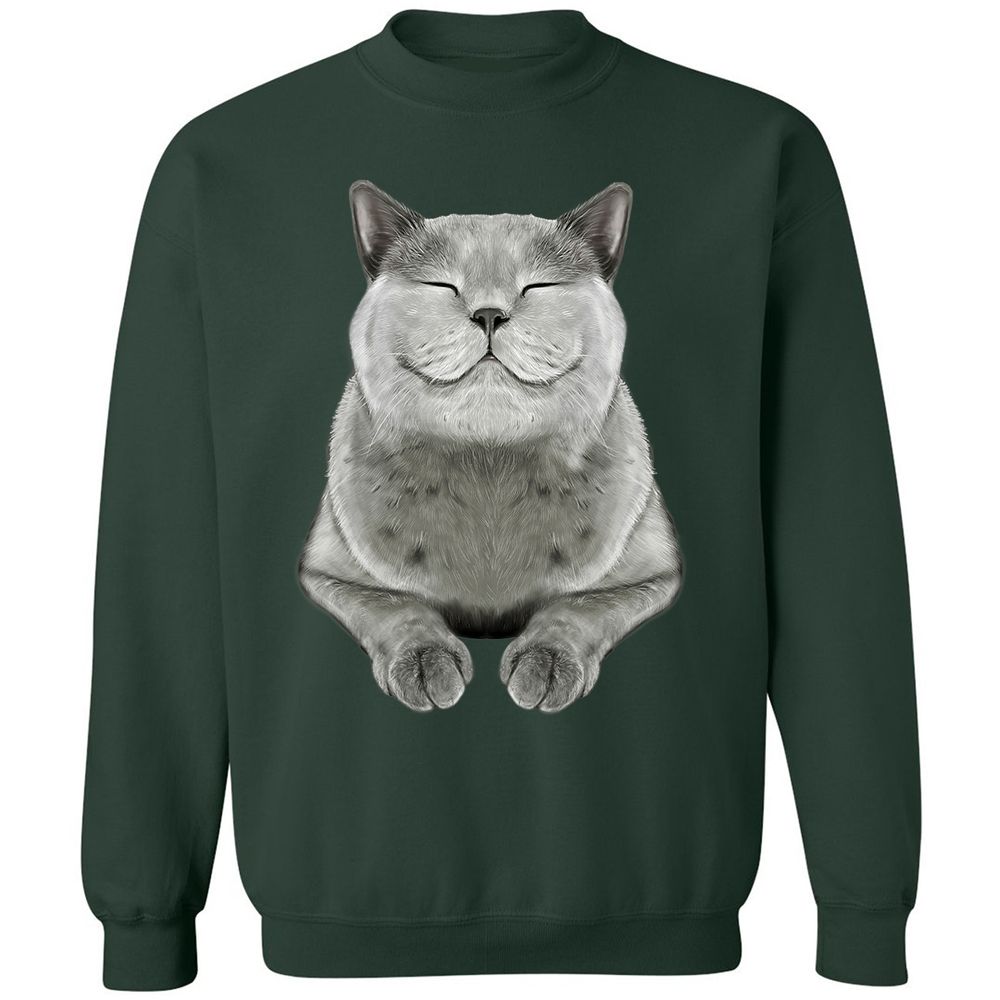 Classic Unisex Sweatshirt - WW71SQDV - Forest Green - 4