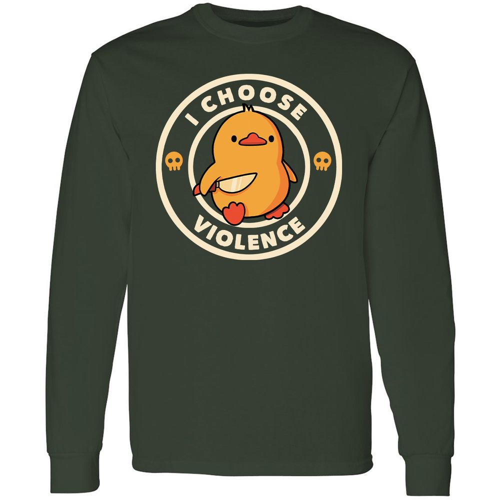 Long Sleeve T-Shirt - HA67HL39 - Forest Green - 4