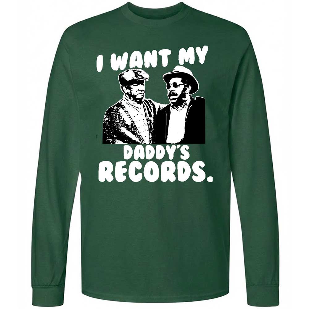 I Want My Daddy's Records - Forest Green - 4