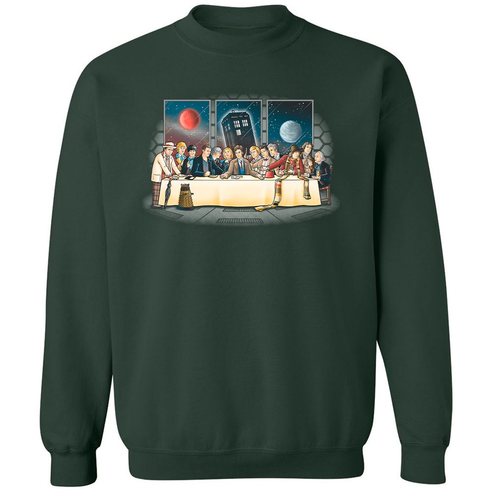 Classic Unisex Sweatshirt - H6LJ7TJY - Forest Green - 4