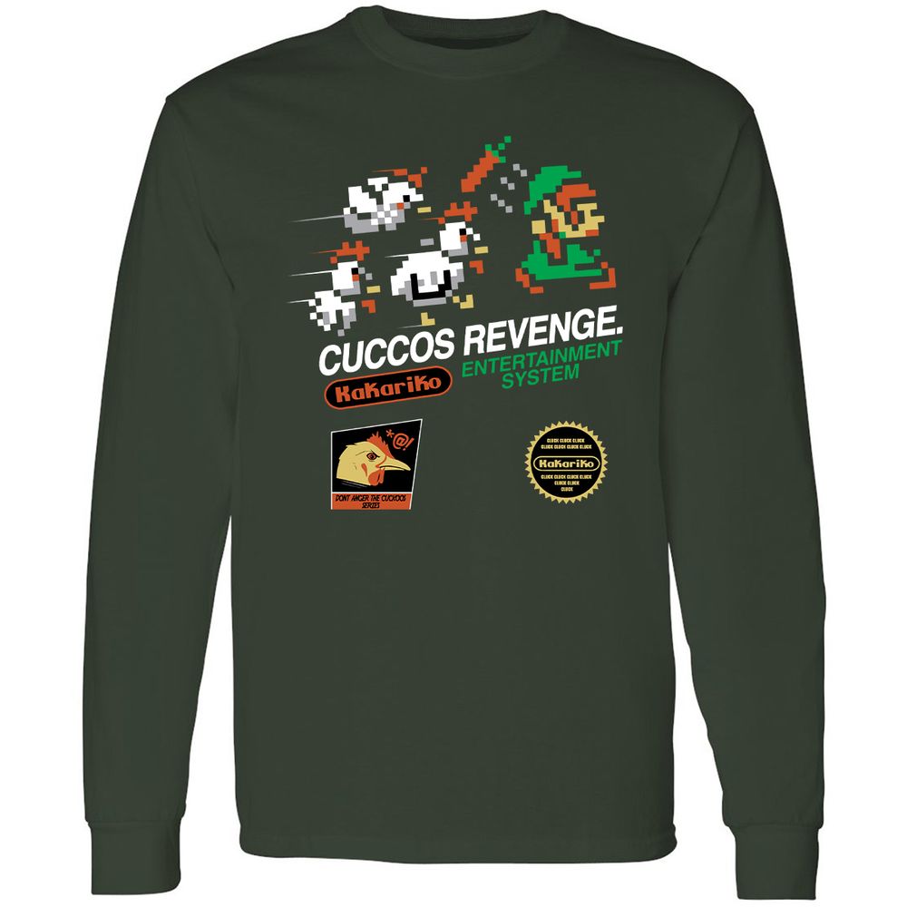 Long Sleeve T-Shirt - F85R9WEU - Forest Green - 4