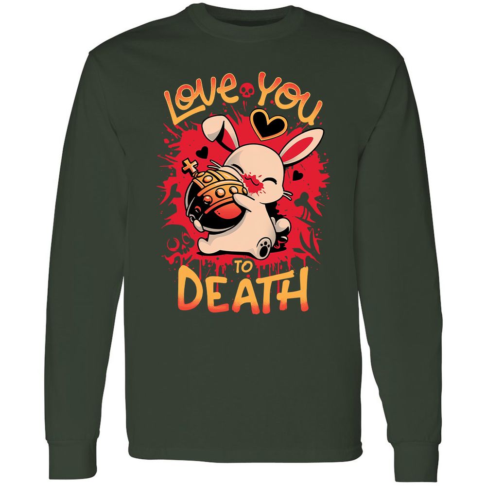 Long Sleeve T-Shirt - 1X7NL3FJ - Forest Green - 4