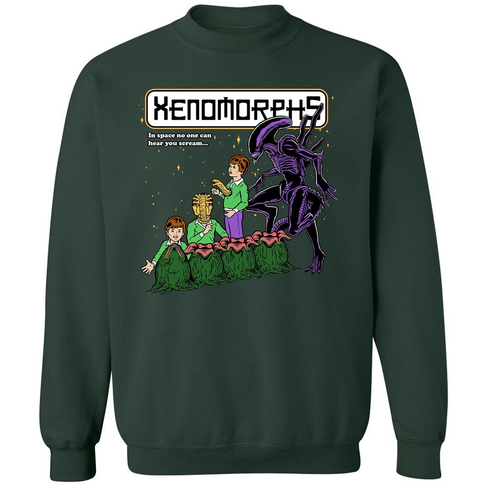 Classic Unisex Sweatshirt - 3EH7L2NJ - Forest Green - 4