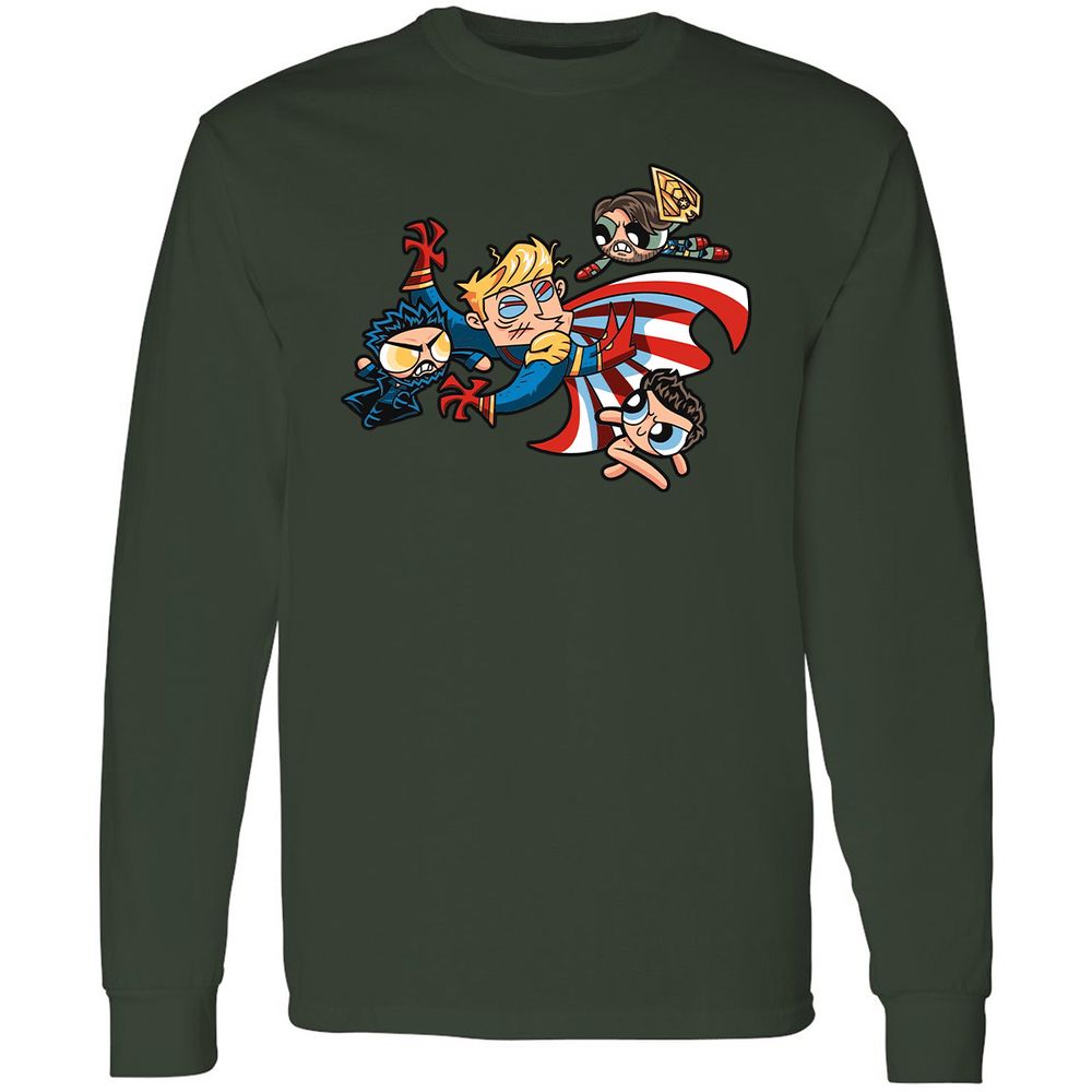 Long Sleeve T-Shirt - 8PY6CLM5 - Forest Green - 4