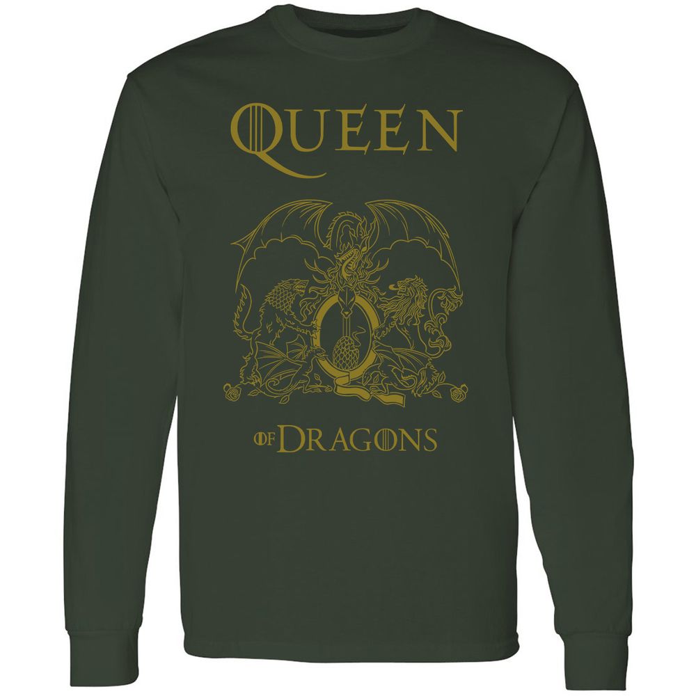 Long Sleeve T-Shirt - X7EVZKPT - Forest Green - 4