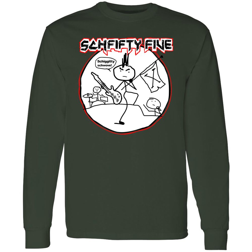 Long Sleeve T-Shirt - 1CRH54H9 - Forest Green - 4