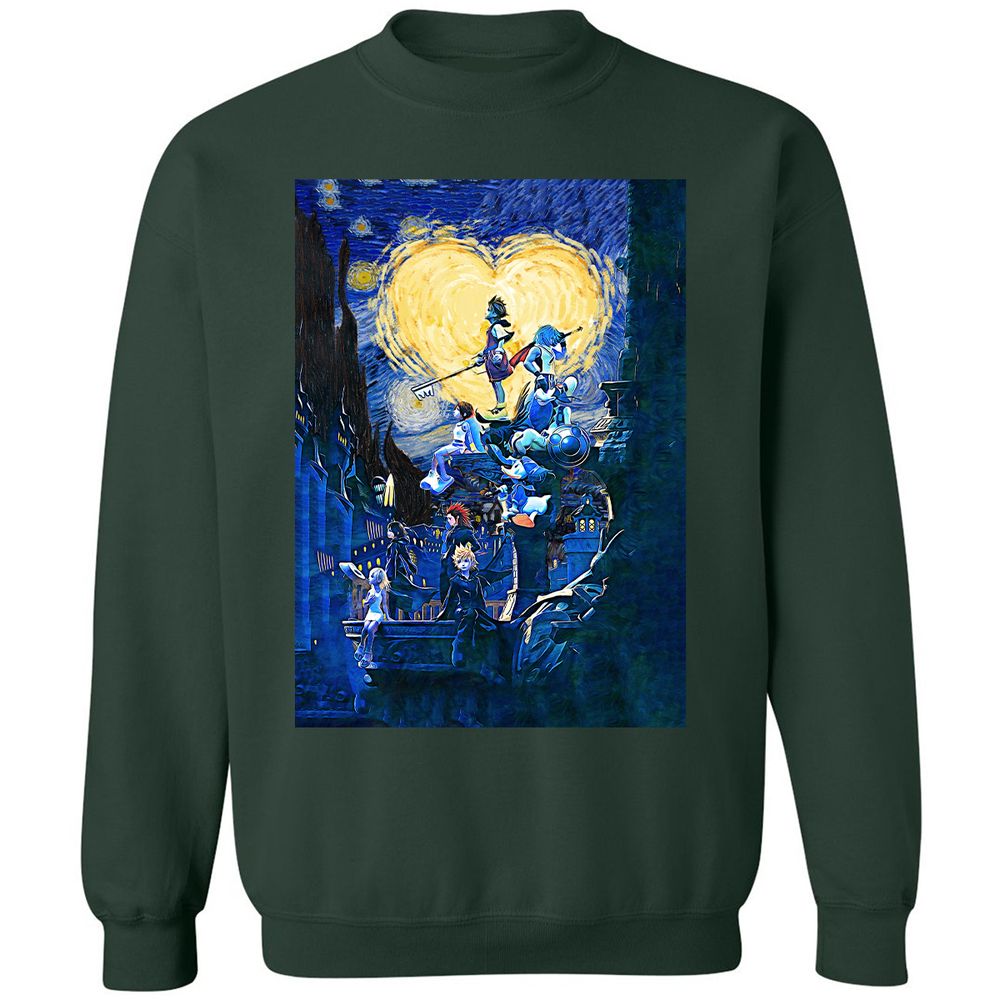 Classic Unisex Sweatshirt - ESU7Q3YZ - Forest Green - 4