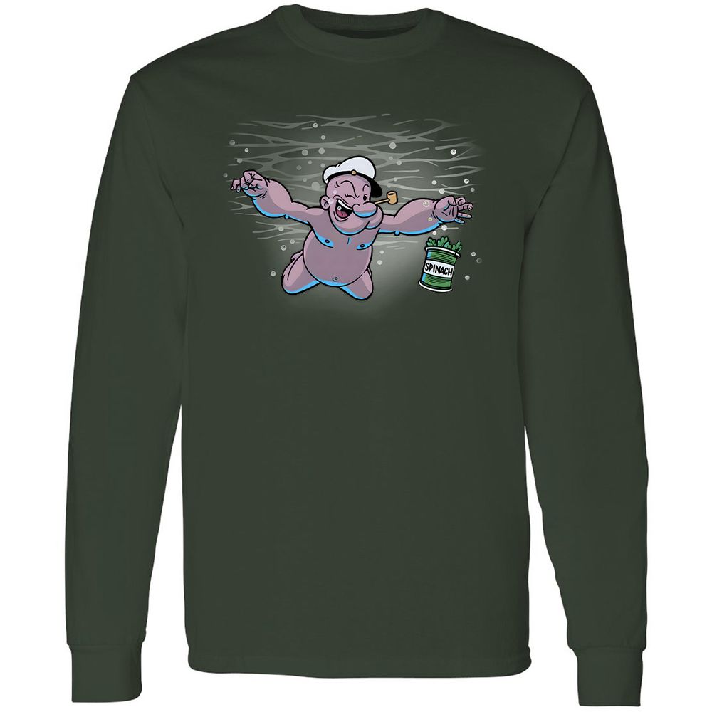 Long Sleeve T-Shirt - VNWXPA7X - Forest Green - 4