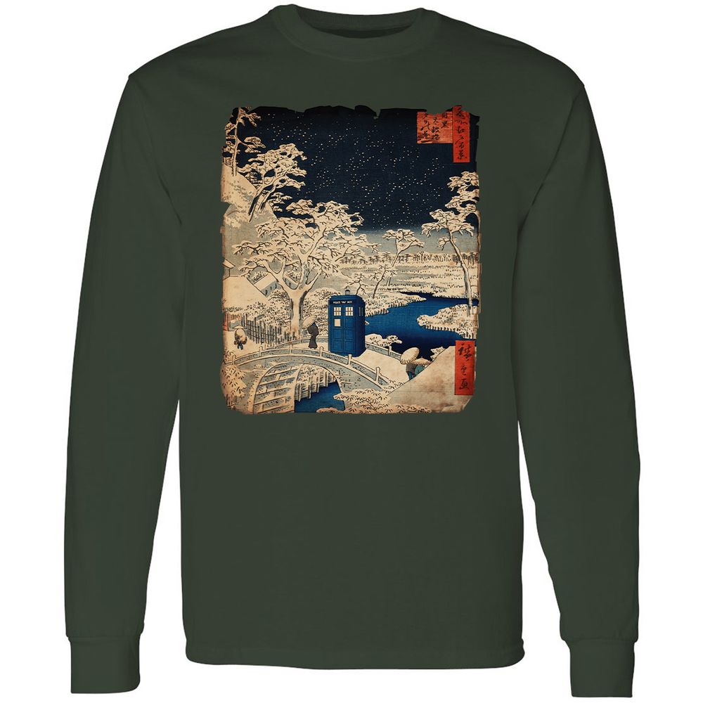 Long Sleeve T-Shirt - G4LP5BSZ - Forest Green - 4