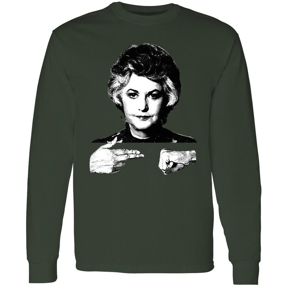 Long Sleeve T-Shirt - 76PDM9EG - Forest Green - 4