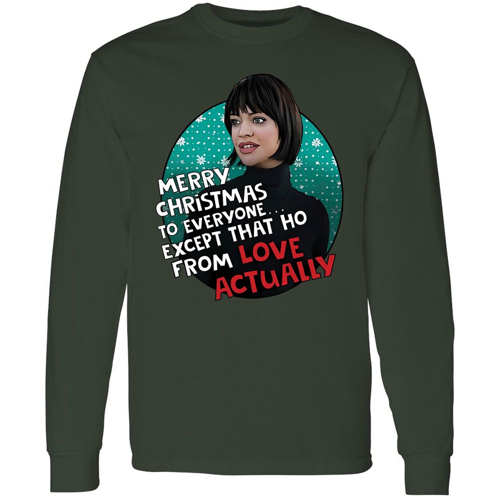 Long Sleeve T-Shirt - HELS7BWP - Forest Green - 4