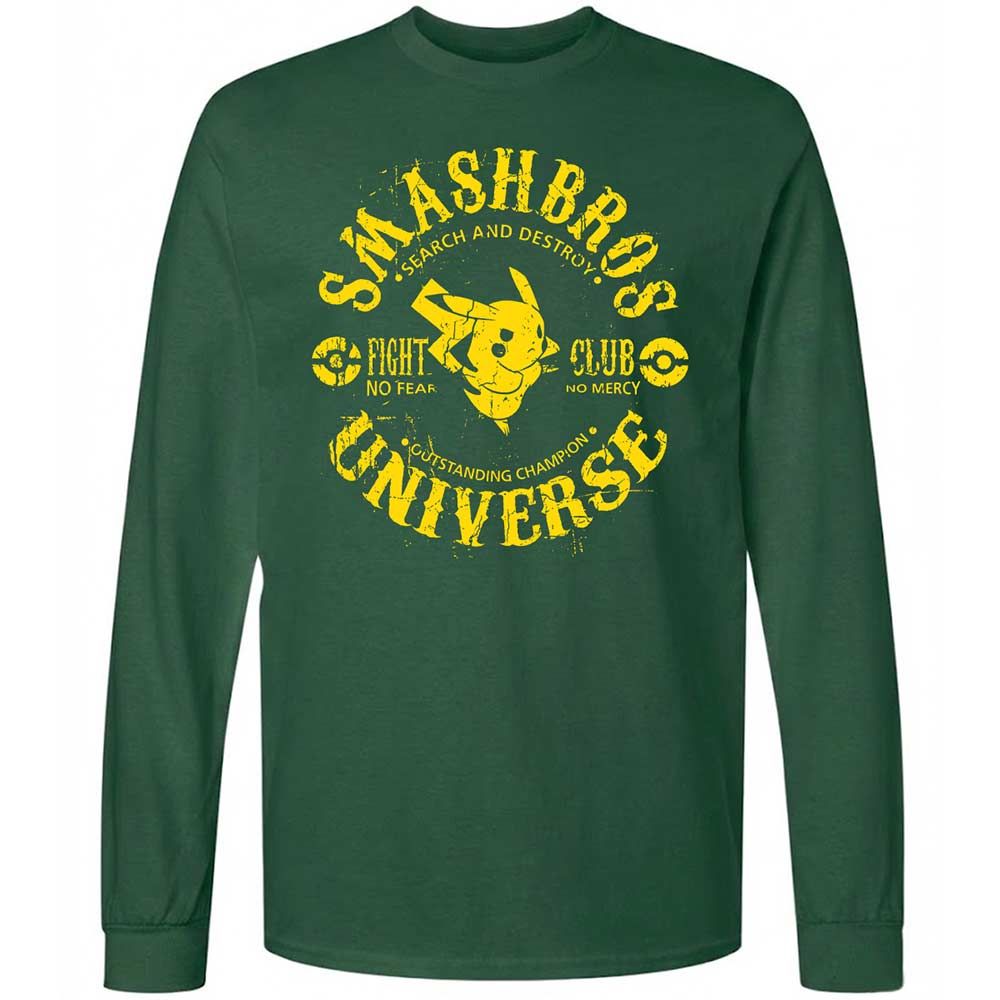 Long Sleeve T-Shirt - C2CP6DWS - Forest Green - 4
