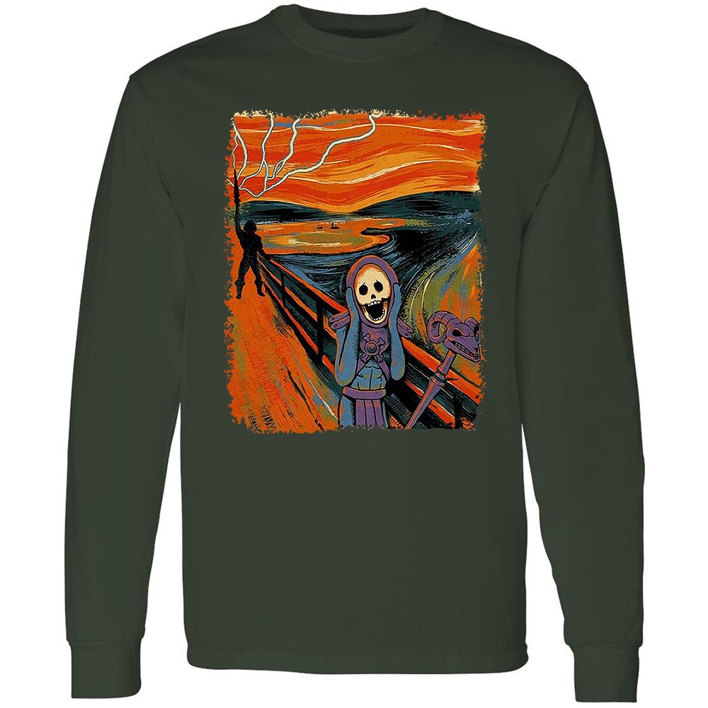 Long Sleeve T-Shirt - QTWS9E9F - Forest Green - 4