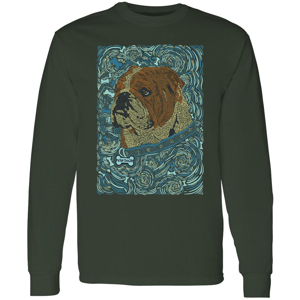 Long Sleeve T-Shirt - HQAHKS11 - Forest Green - 4