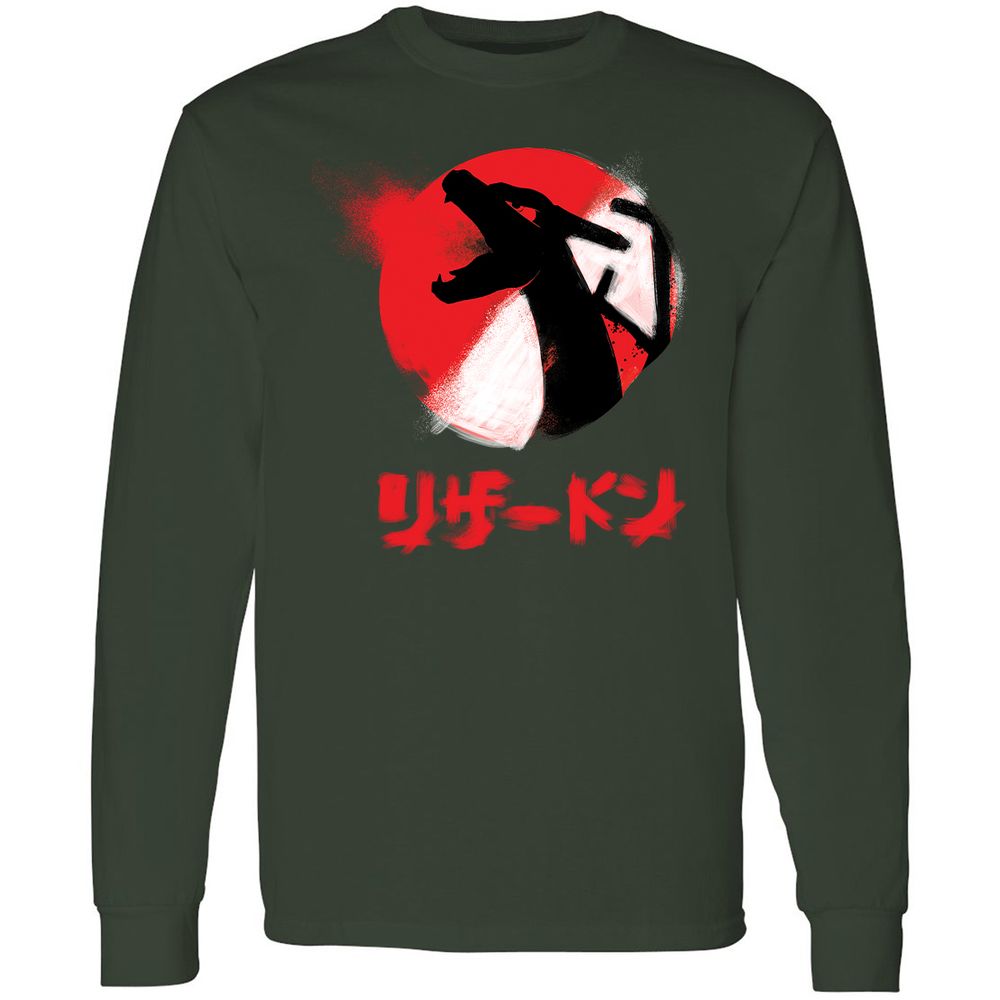 Long Sleeve T-Shirt - T7A8PYXM - Forest Green - 4