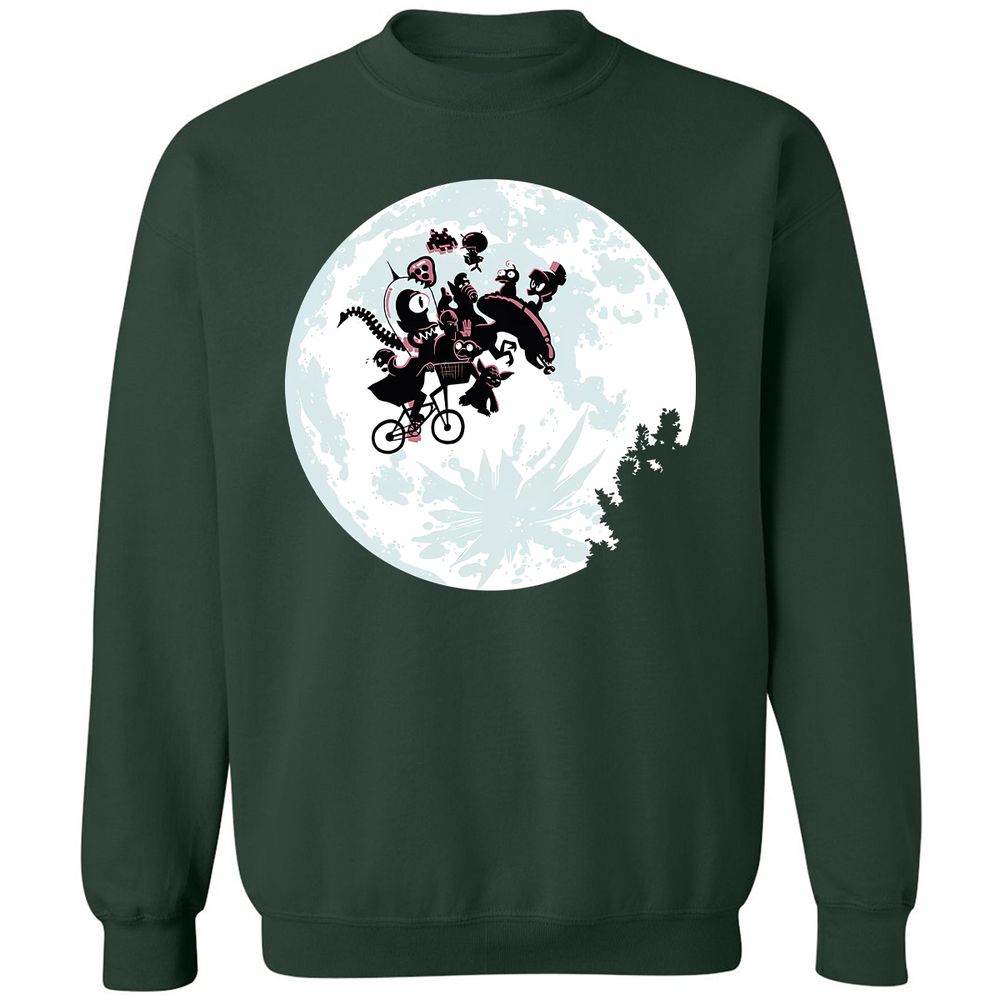 Classic Unisex Sweatshirt - CFE2XQLQ - Forest Green - 4