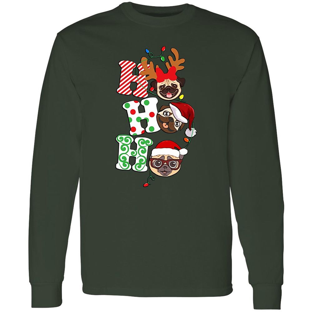 Long Sleeve T-Shirt - 6K2U7KA1 - Forest Green - 4