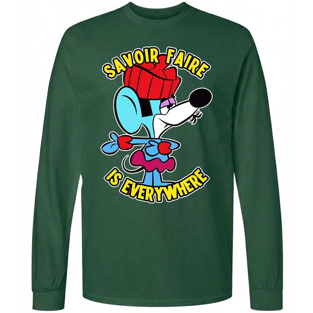 Long Sleeve T-Shirt - PRU1SJ6K - Forest Green - 4