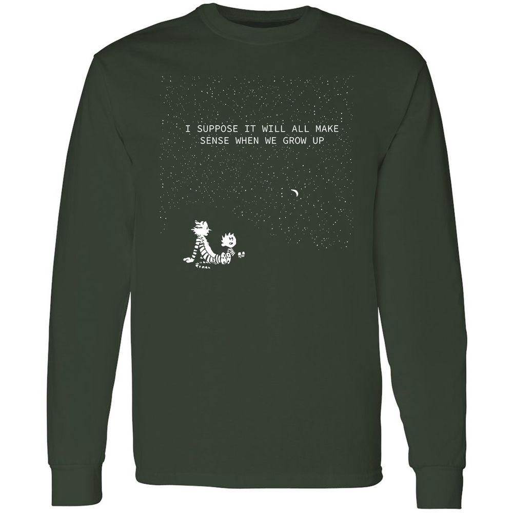 Calvin and Hobbes Stars - Forest Green - 4