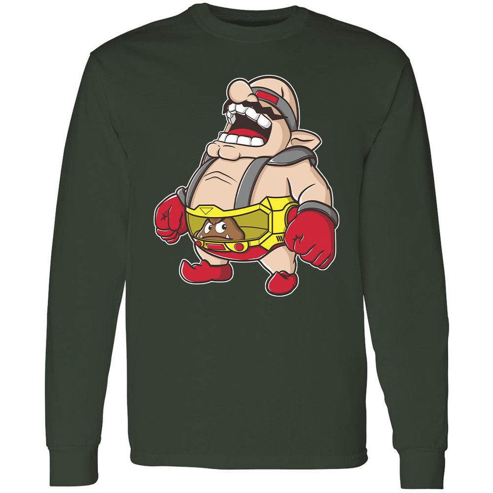 Long Sleeve T-Shirt - YCKXBW4A - Forest Green - 4