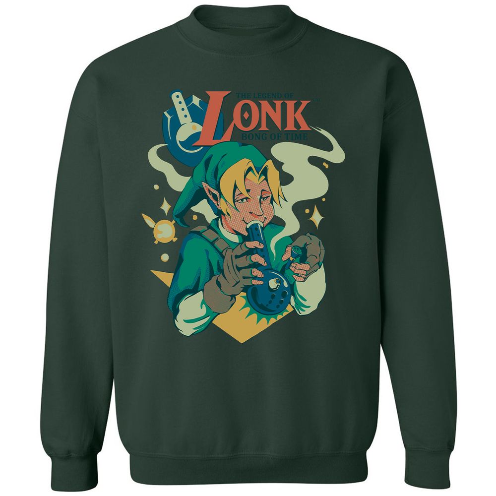 Classic Unisex Sweatshirt - 9ZEAHTBD - Forest Green - 4