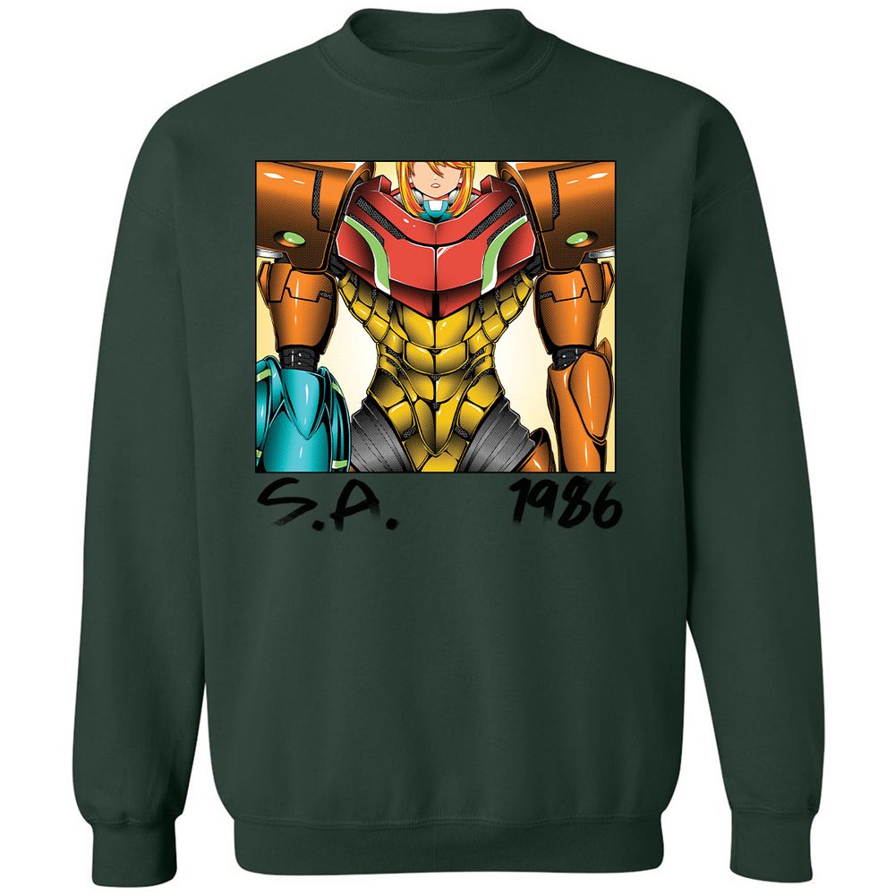Classic Unisex Sweatshirt - 6B97C5Z1 - Forest Green - 4
