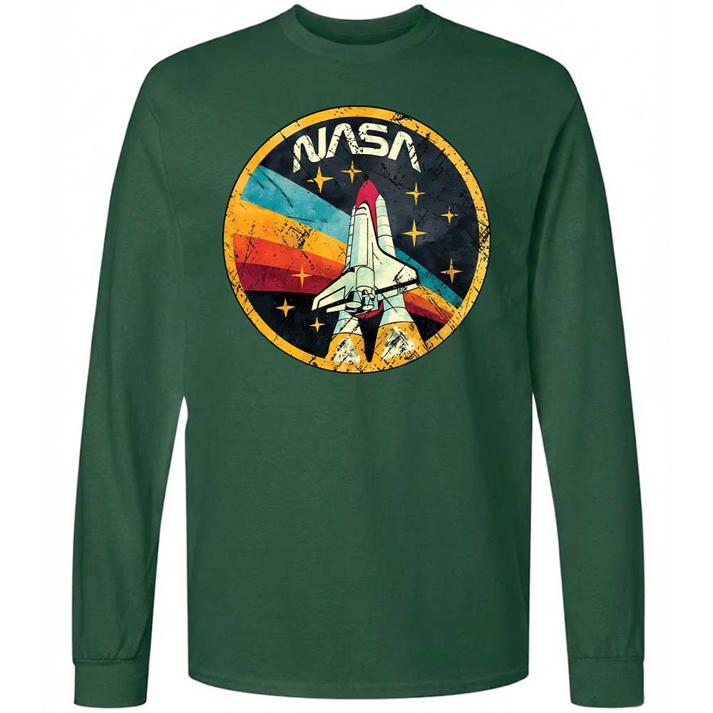 USA Space Agency Vintage Colors - Forest Green - 4