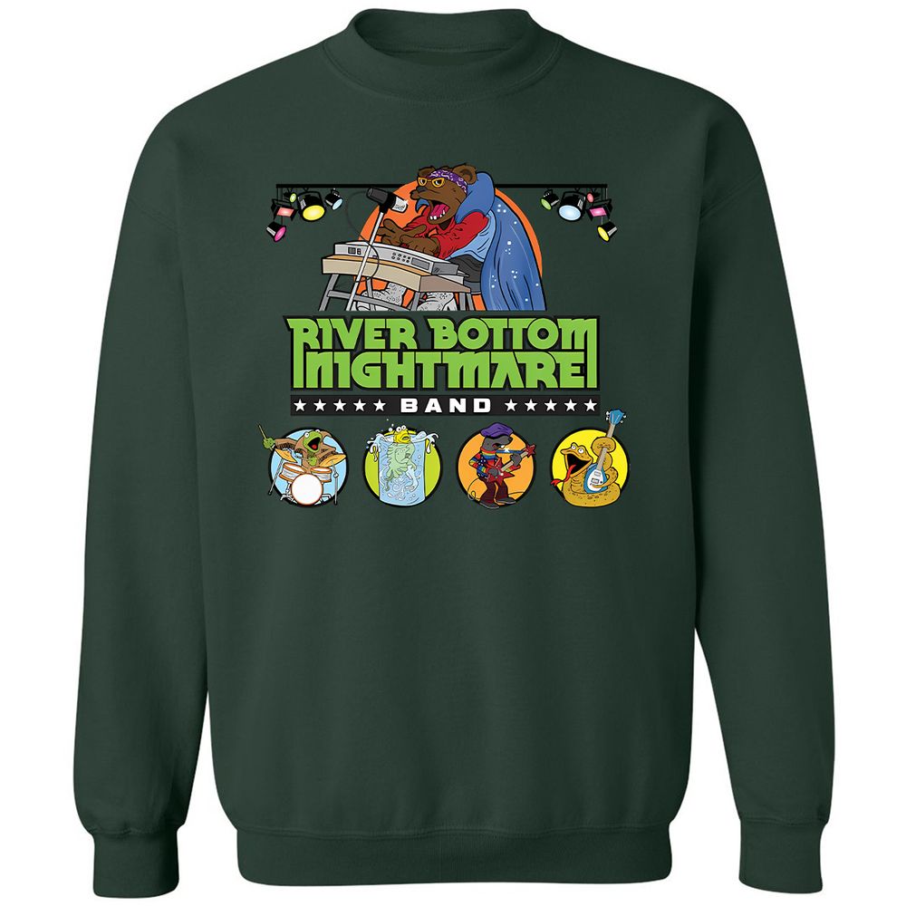 Classic Unisex Sweatshirt - YAQJFXPH - Forest Green - 4