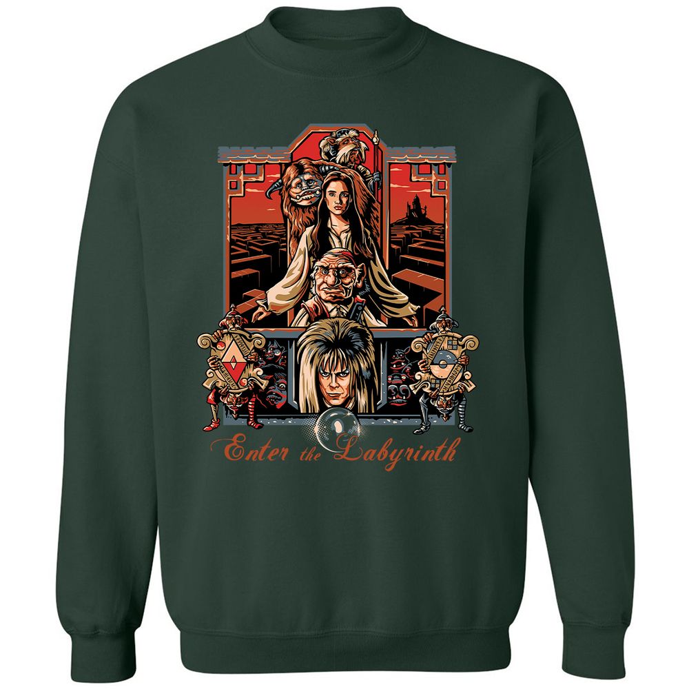 Classic Unisex Sweatshirt - TLQSRQA4 - Forest Green - 4