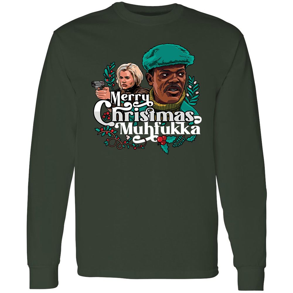 Long Sleeve T-Shirt - FKZDTAEG - Forest Green - 4
