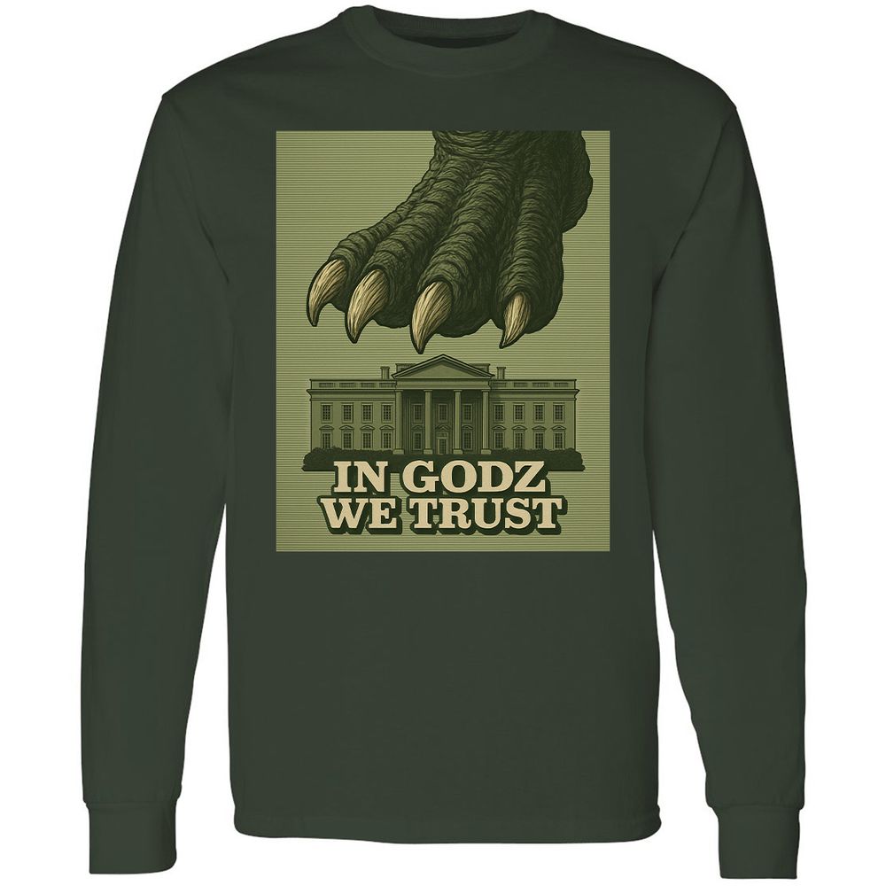 Long Sleeve T-Shirt - 43DR4N5X - Forest Green - 4