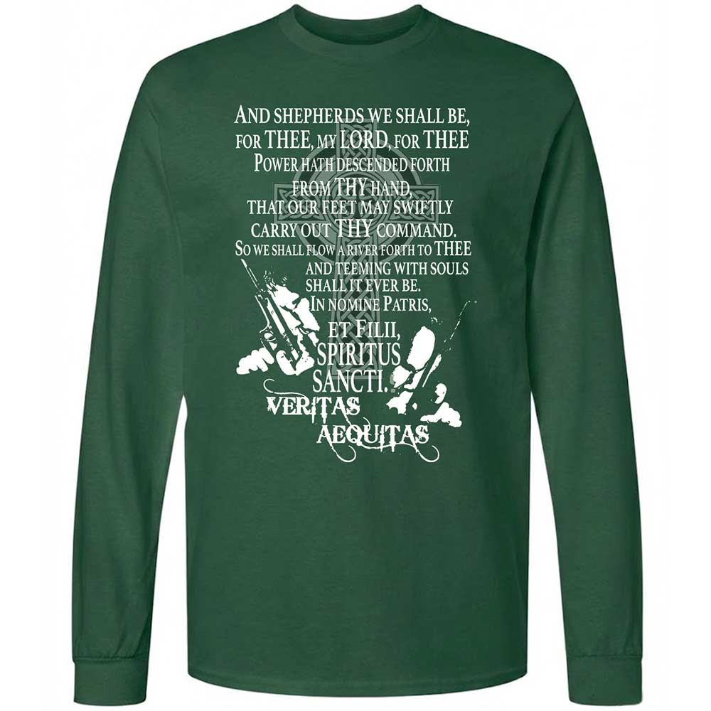 Long Sleeve T-Shirt - DWQAE7JU - Forest Green - 4
