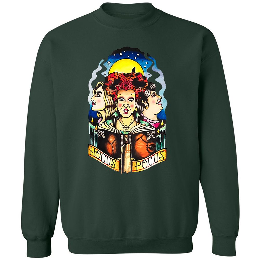 Classic Unisex Sweatshirt - PJ7FM1VH - Forest Green - 4