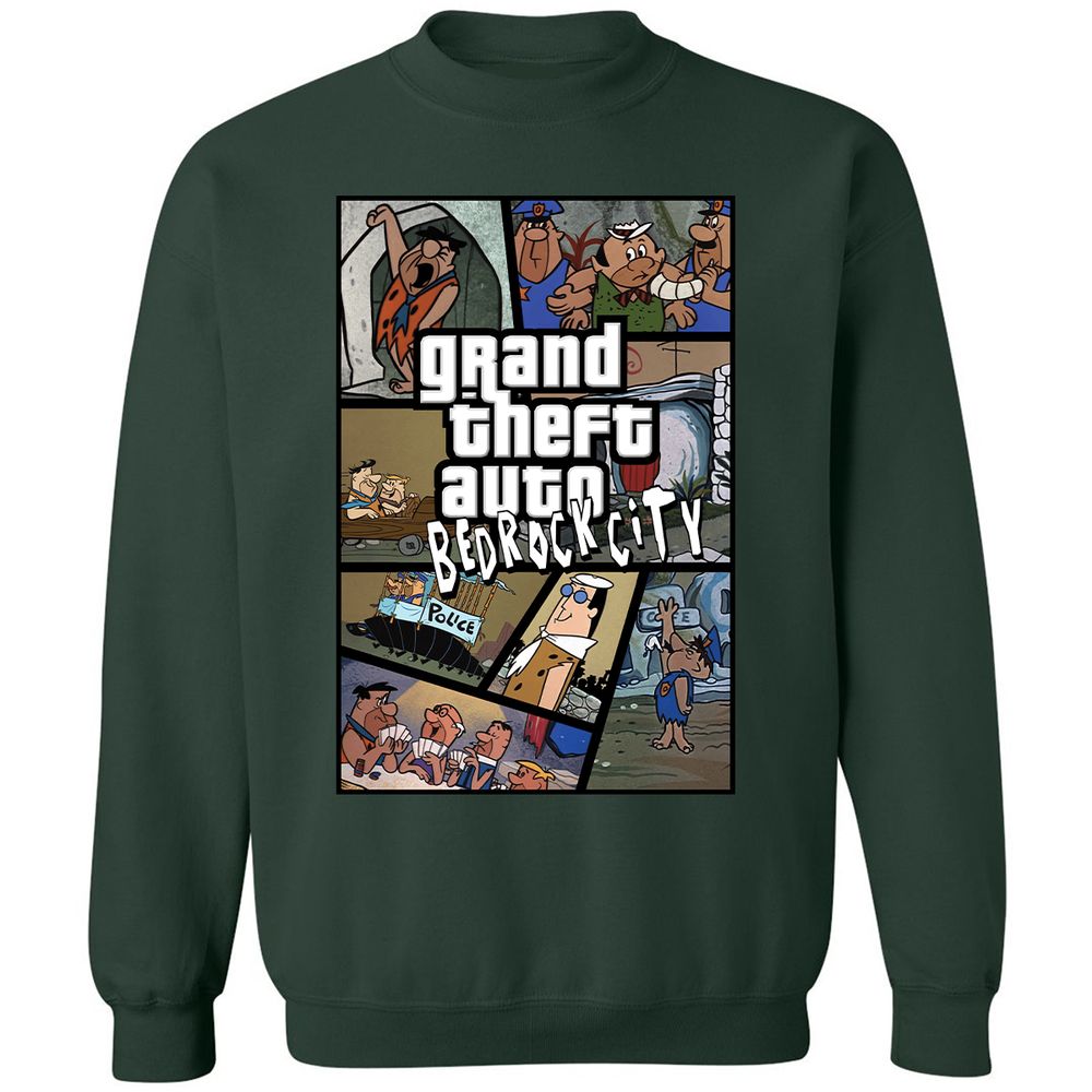 Classic Unisex Sweatshirt - QCVE921Y - Forest Green - 4
