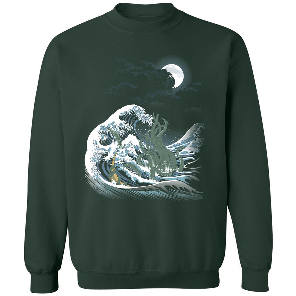 Classic Unisex Sweatshirt - E6WTF5RT - Forest Green - 4