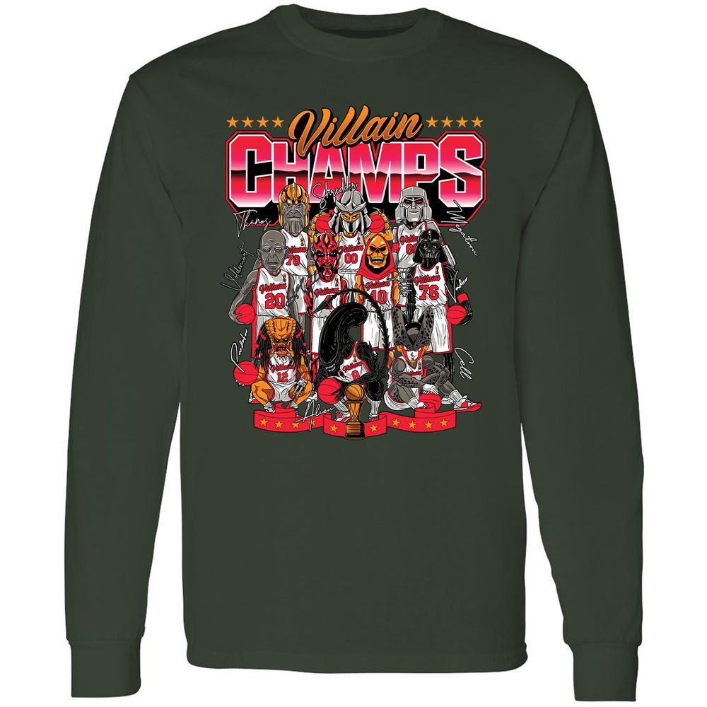 Long Sleeve T-Shirt - T6YF35N3 - Forest Green - 4