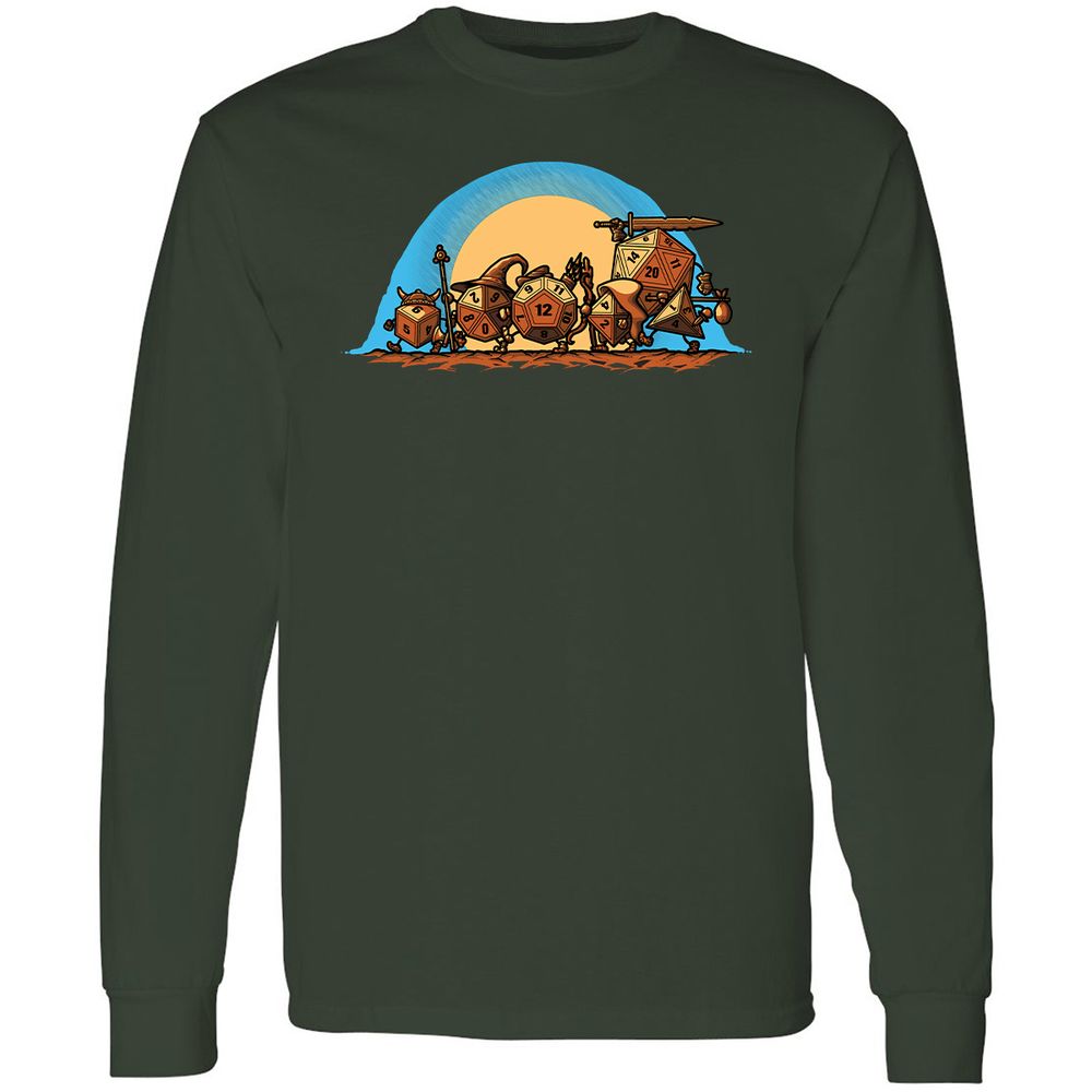 Long Sleeve T-Shirt - GKXTMGN8 - Forest Green - 4