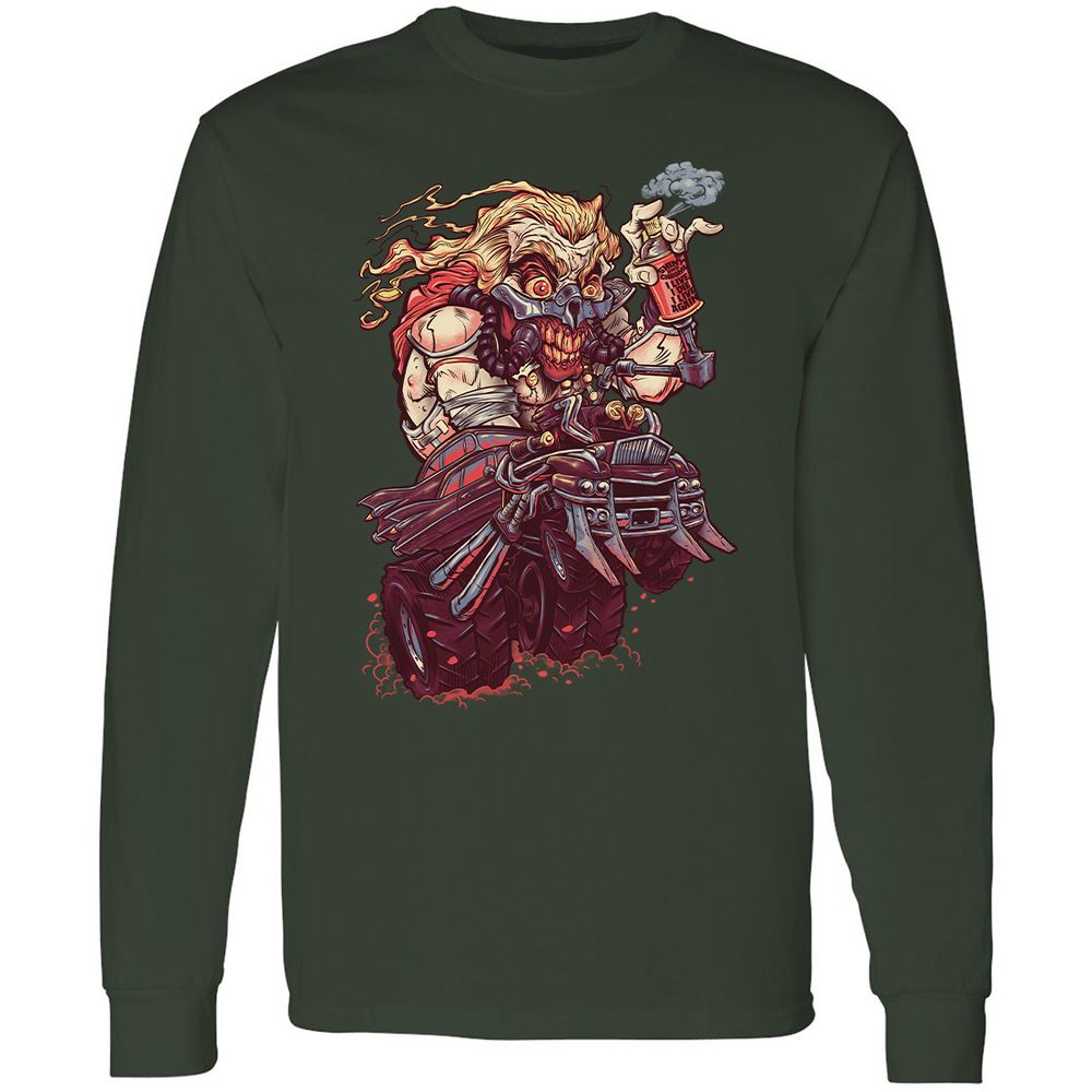 Long Sleeve T-Shirt - NFW74JVA - Forest Green - 4