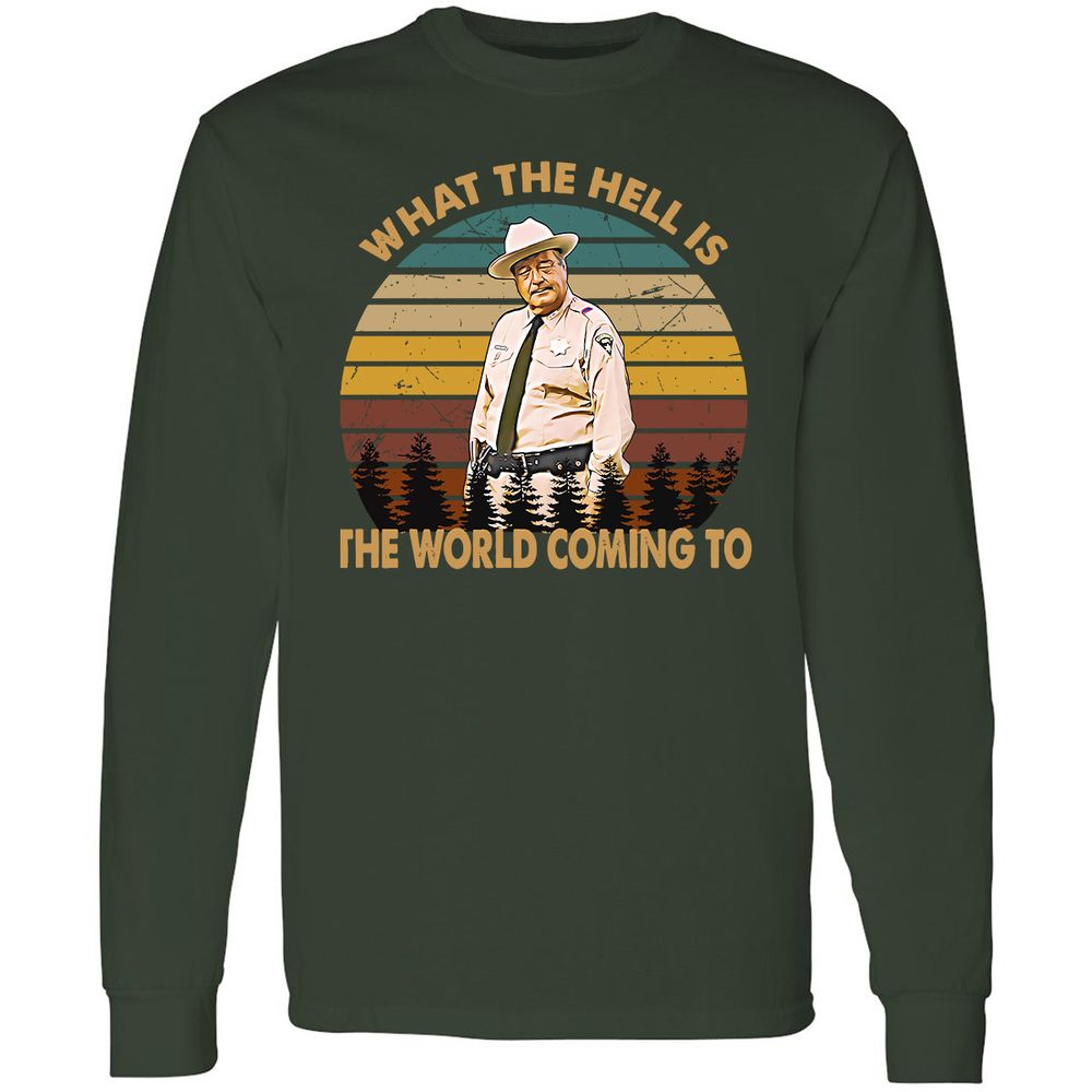 Long Sleeve T-Shirt - V8CB7LC3 - Forest Green - 4