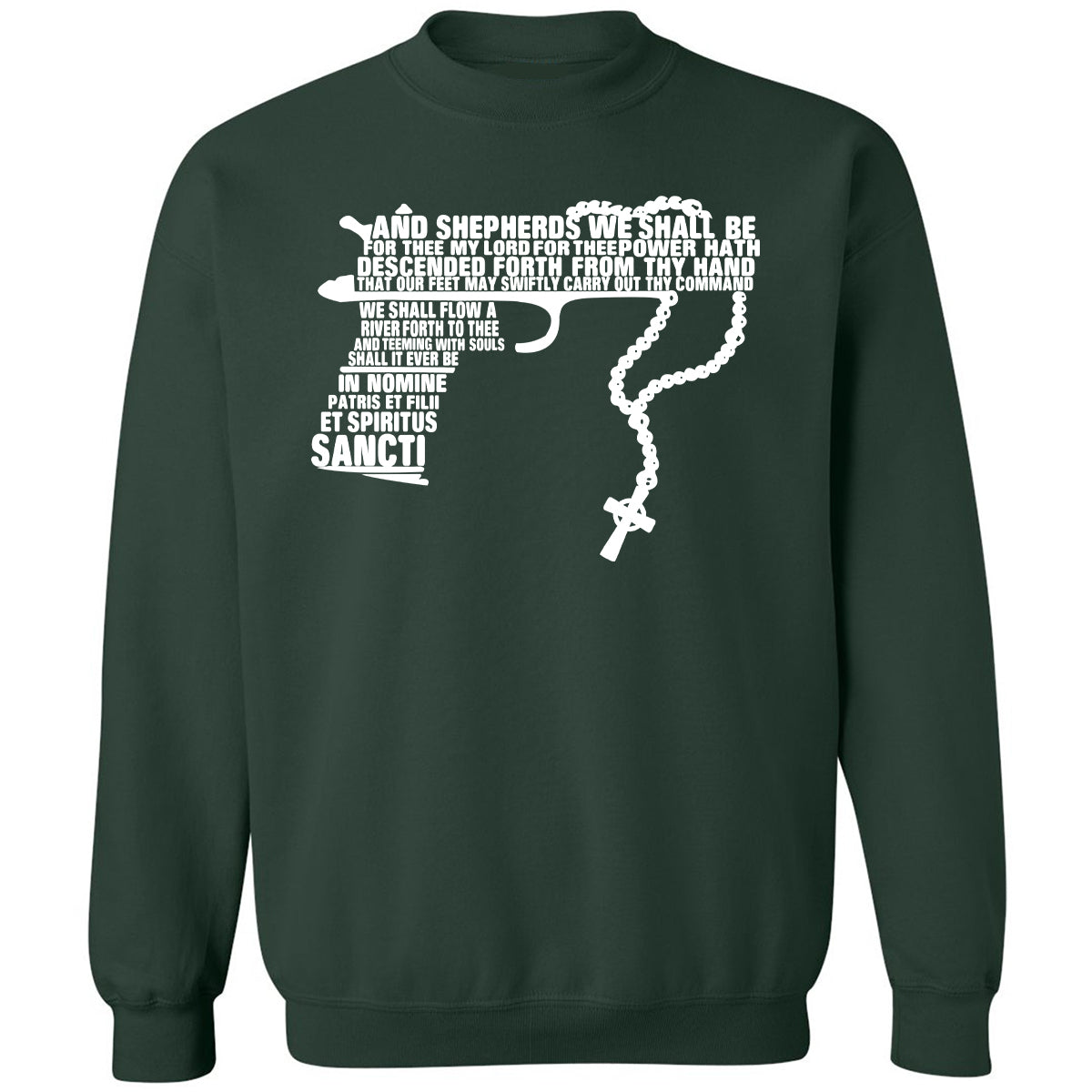 Classic Unisex Sweatshirt - L92C5TQB - Forest Green - 4