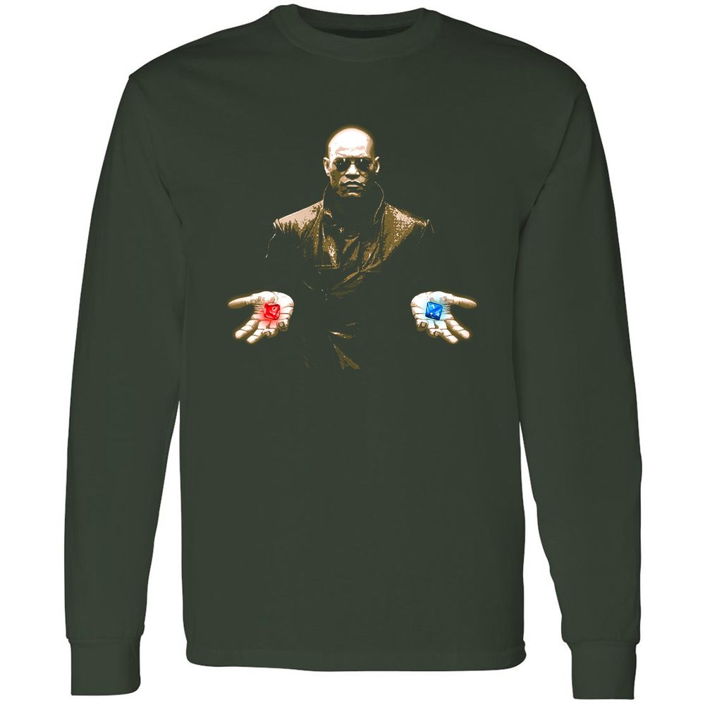 Long Sleeve T-Shirt - 81RBJL3U - Forest Green - 4