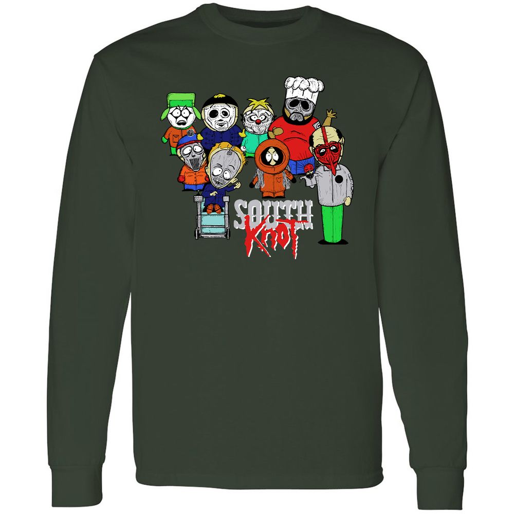Long Sleeve T-Shirt - Q4TFBN8W - Forest Green - 4