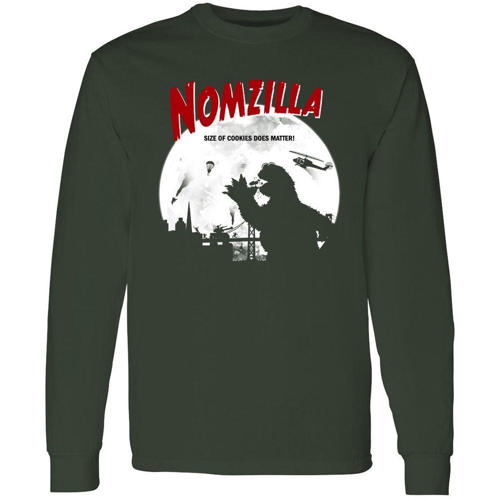 Long Sleeve T-Shirt - YX34RKHQ - Forest Green - 4