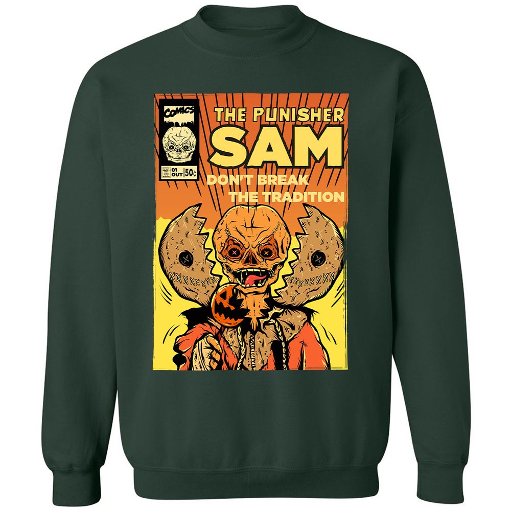 Classic Unisex Sweatshirt - T8L1HQAB - Forest Green - 4