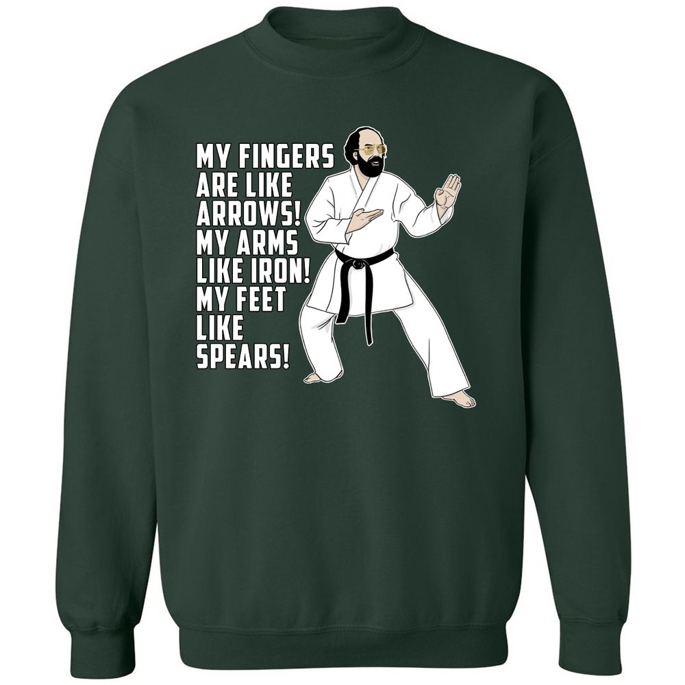 Classic Unisex Sweatshirt - C5XVP9KJ - Forest Green - 4