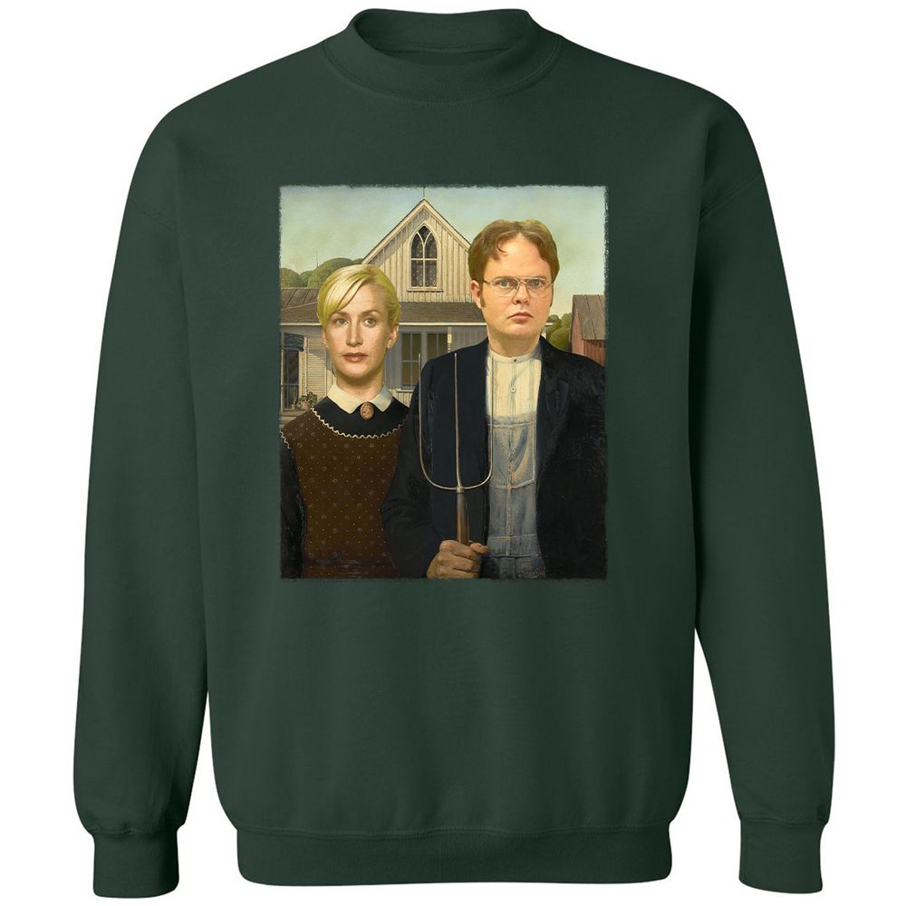 Classic Unisex Sweatshirt - Q8GE44KH - Forest Green - 4