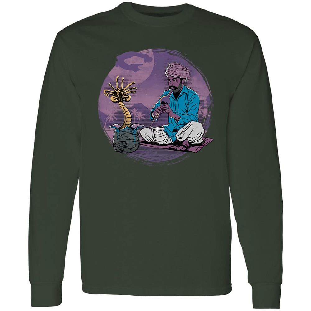 Long Sleeve T-Shirt - QK3DJ7U1 - Forest Green - 4