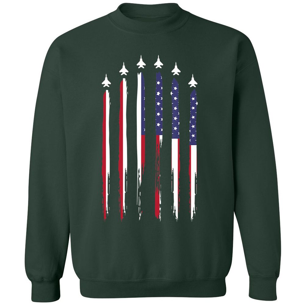 Classic Unisex Sweatshirt - ZY1VUAWL - Forest Green - 4